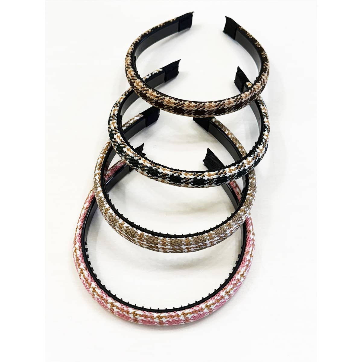 Preppy Checker Padded Fashion Headband