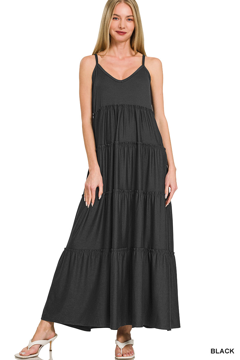 Buttery Soft Tiered Maxi Dress