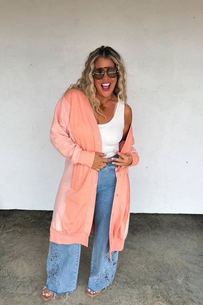 Desi Luxe Sweatshirt Cardigan