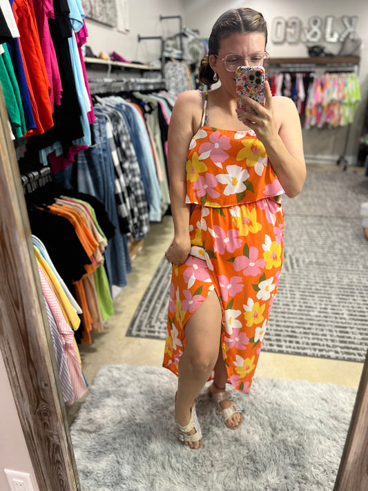 Sunkissed Floral Maxi Dress