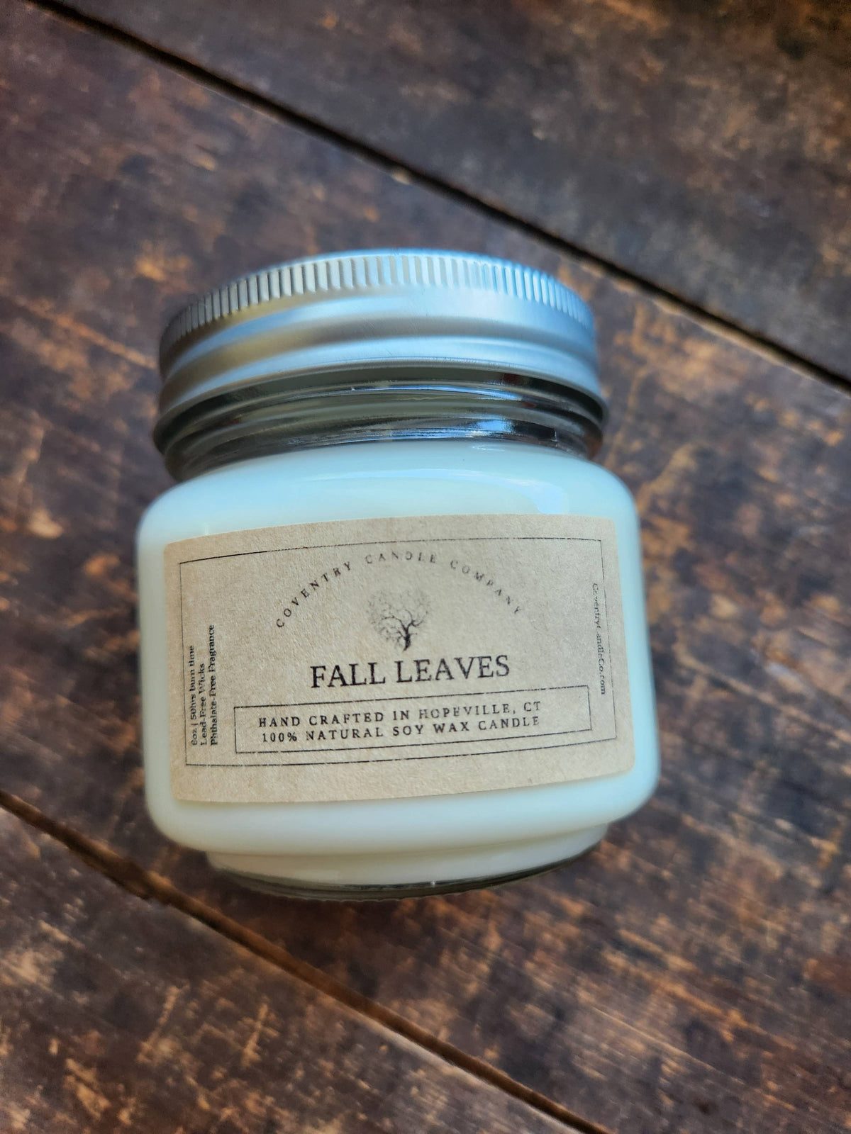 Fall Leaves 8oz soy candle