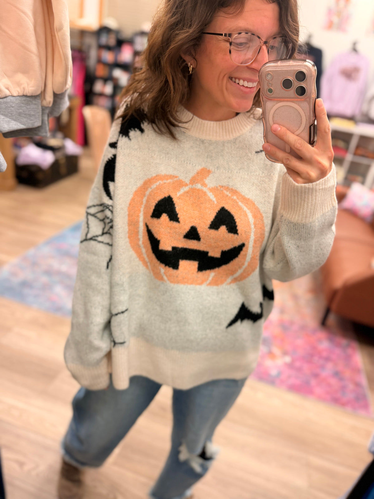 Spooky Cozy Halloween Sweater
