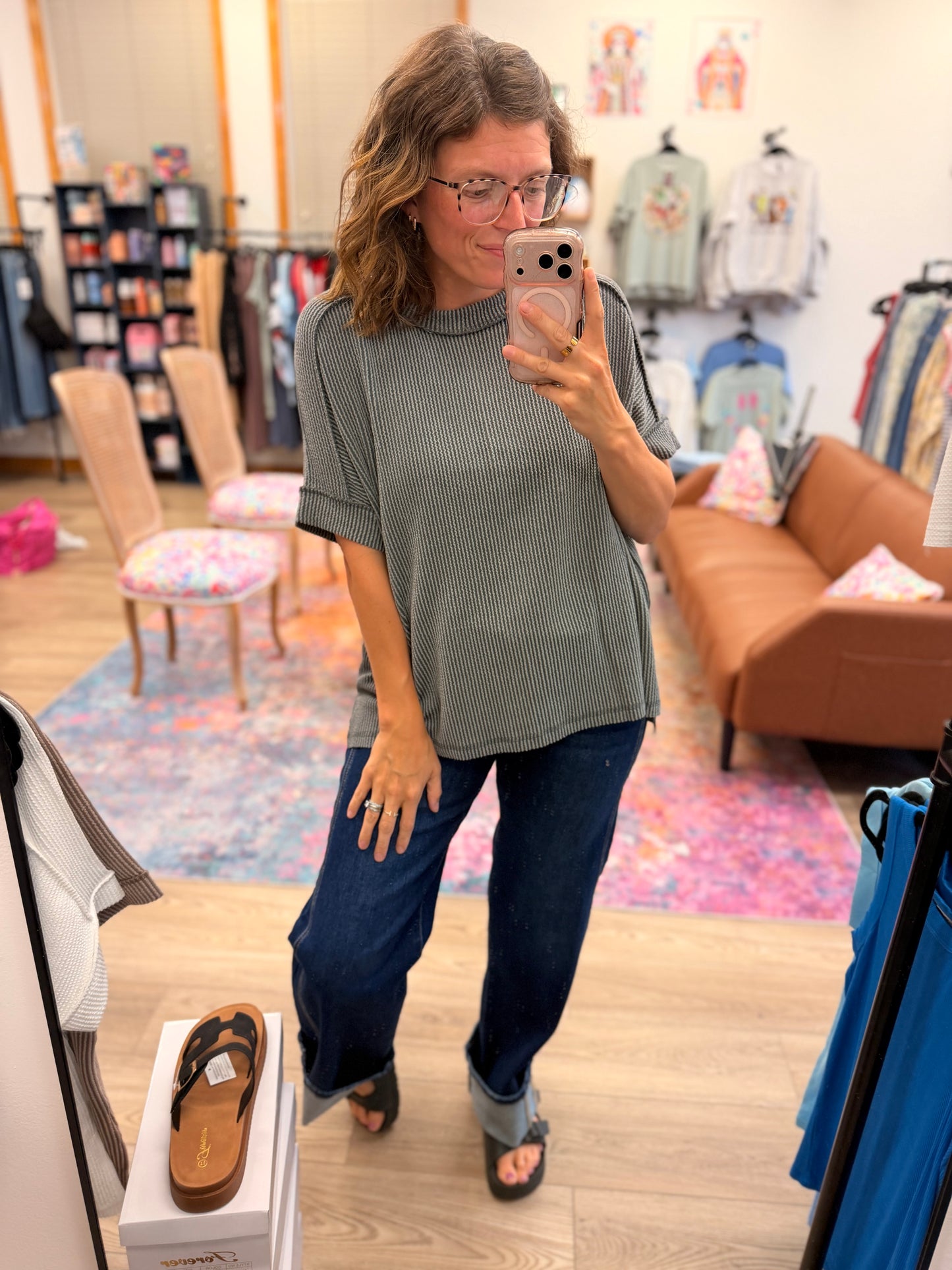 Ribbed Basic Tee