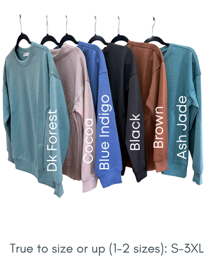 DOORBUSTER-Luxe Scuba Crewneck