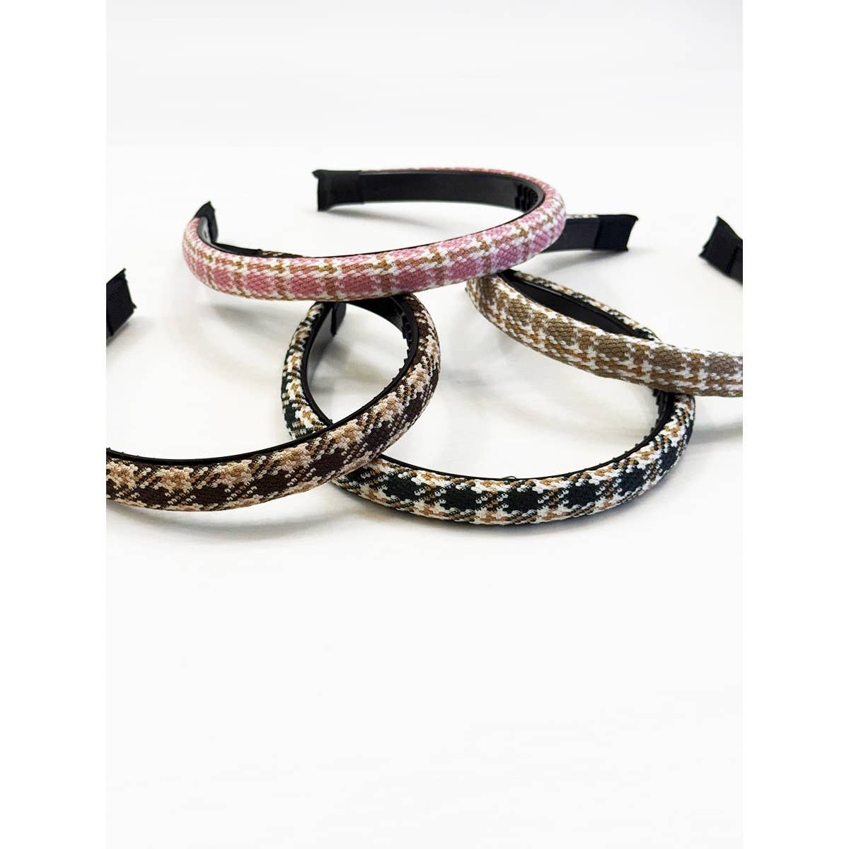 Preppy Checker Padded Fashion Headband