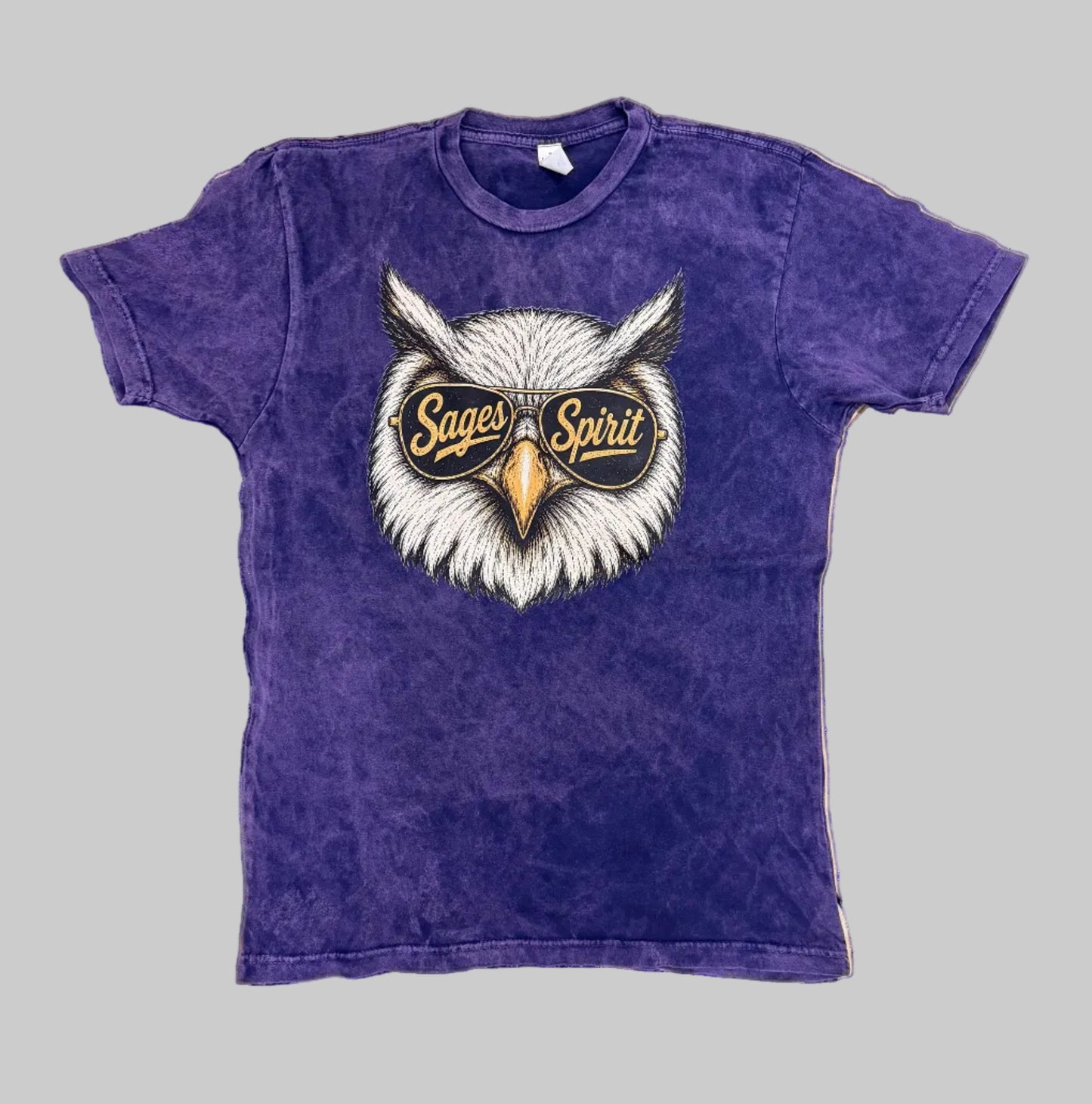 Sages Spirit Mineral Washed Owl Tee