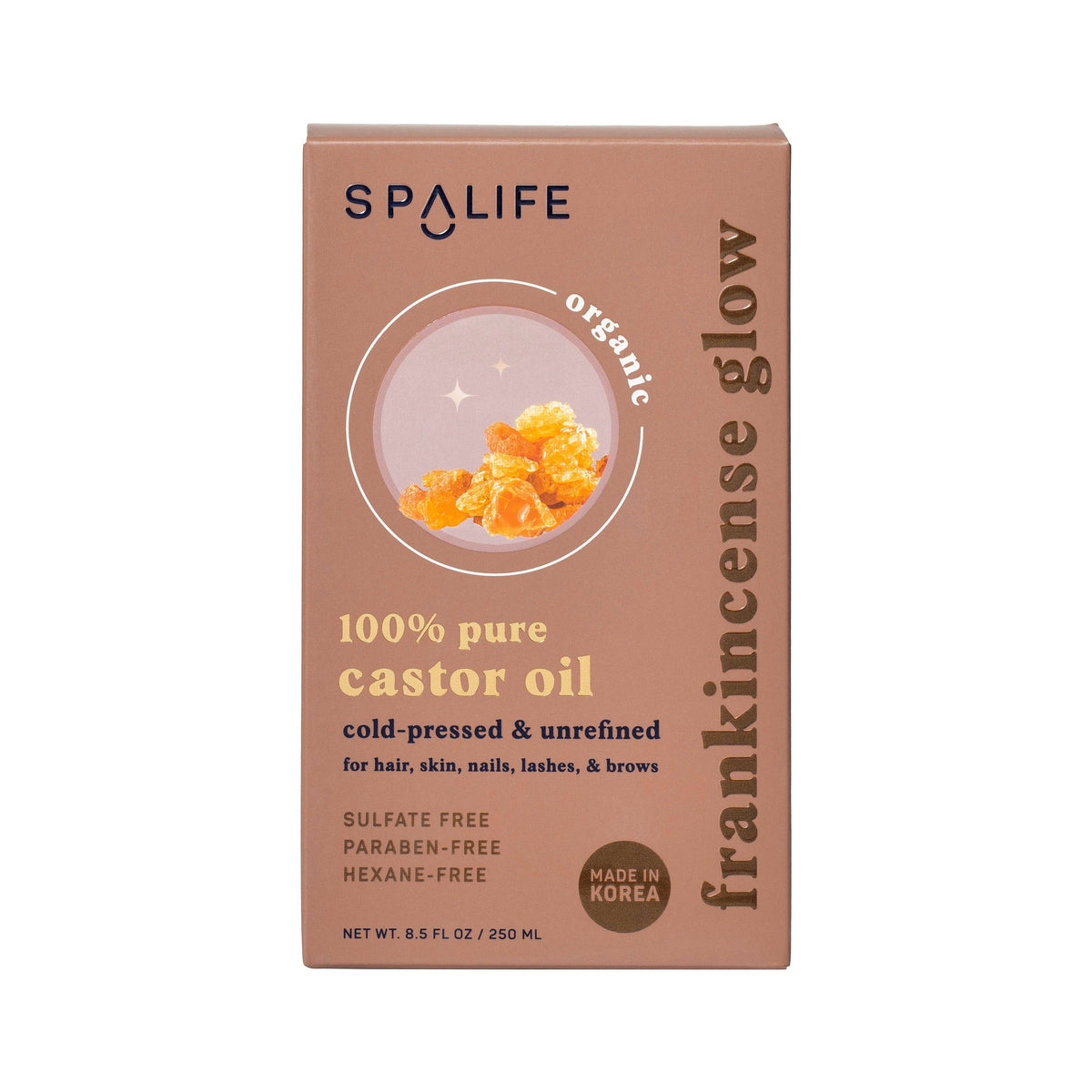 100% Pure Organic Castor Oil With Frankincense Extract