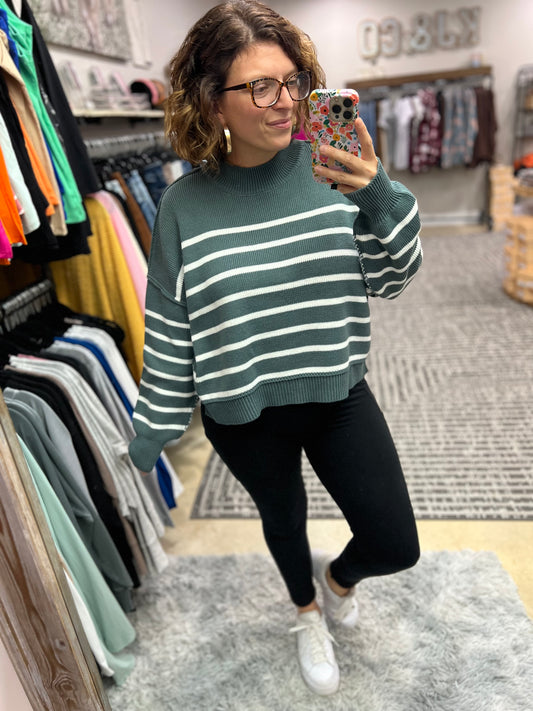Jade Horizon Sweater