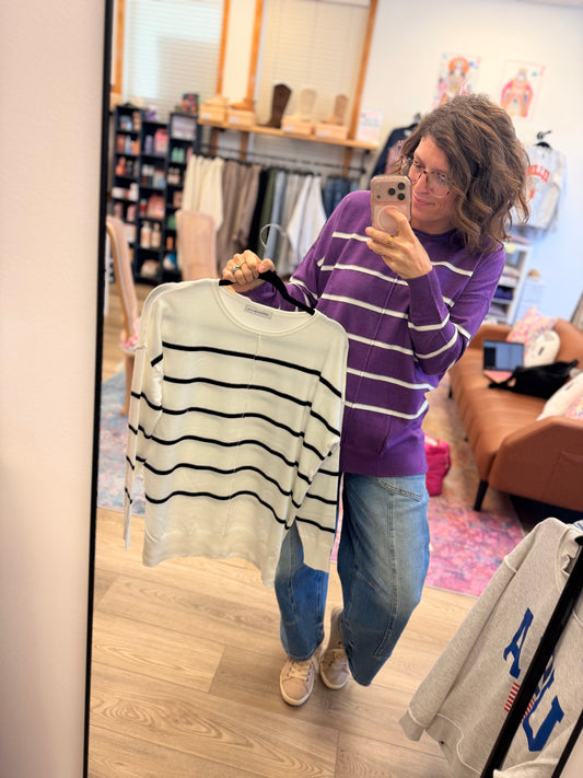 Viscose Center Seam Sweater