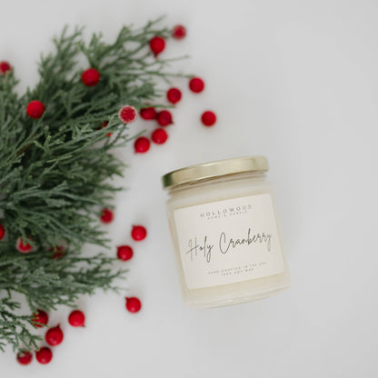 HOLY CRANBERRY | HOLIDAY | CANDLES: 8 Oz