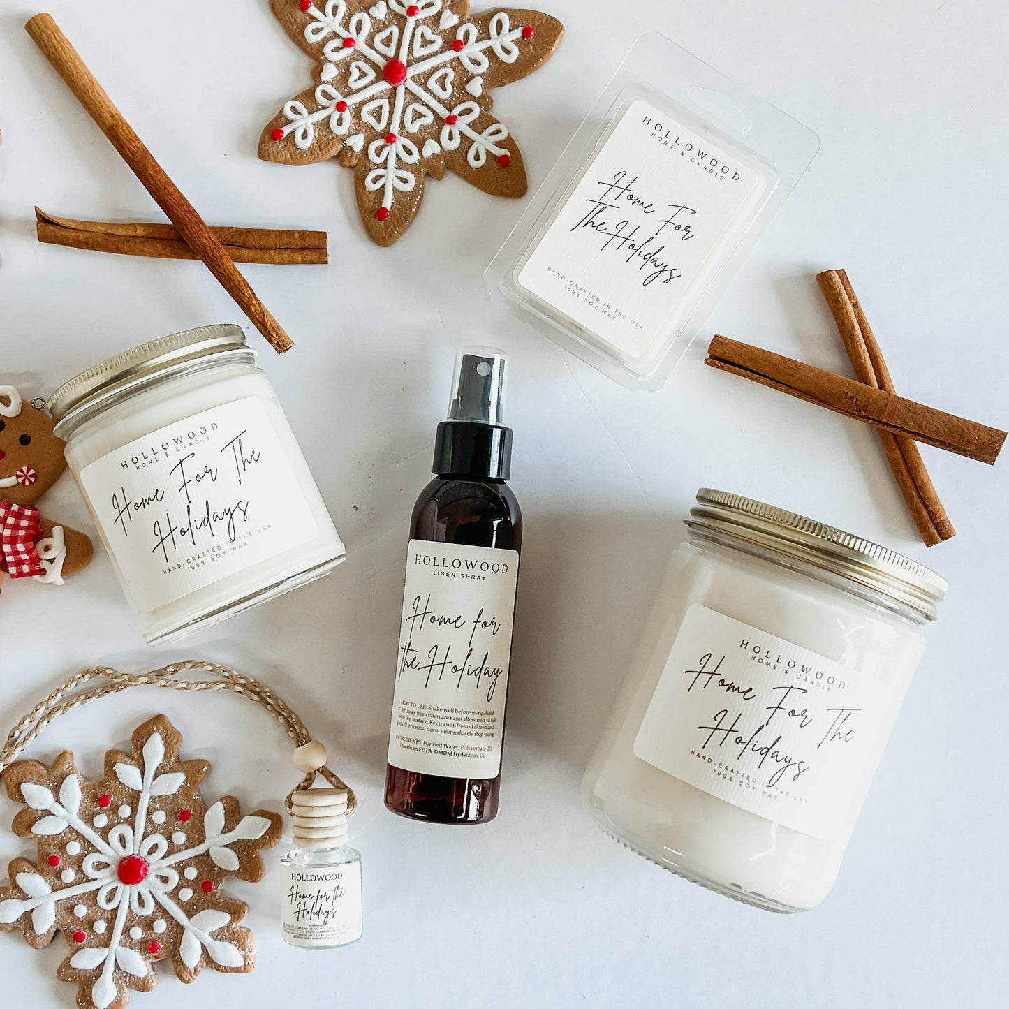 HOME FOR THE HOLIDAY |HOLIDAY CANDLE | 100% SOY WAX