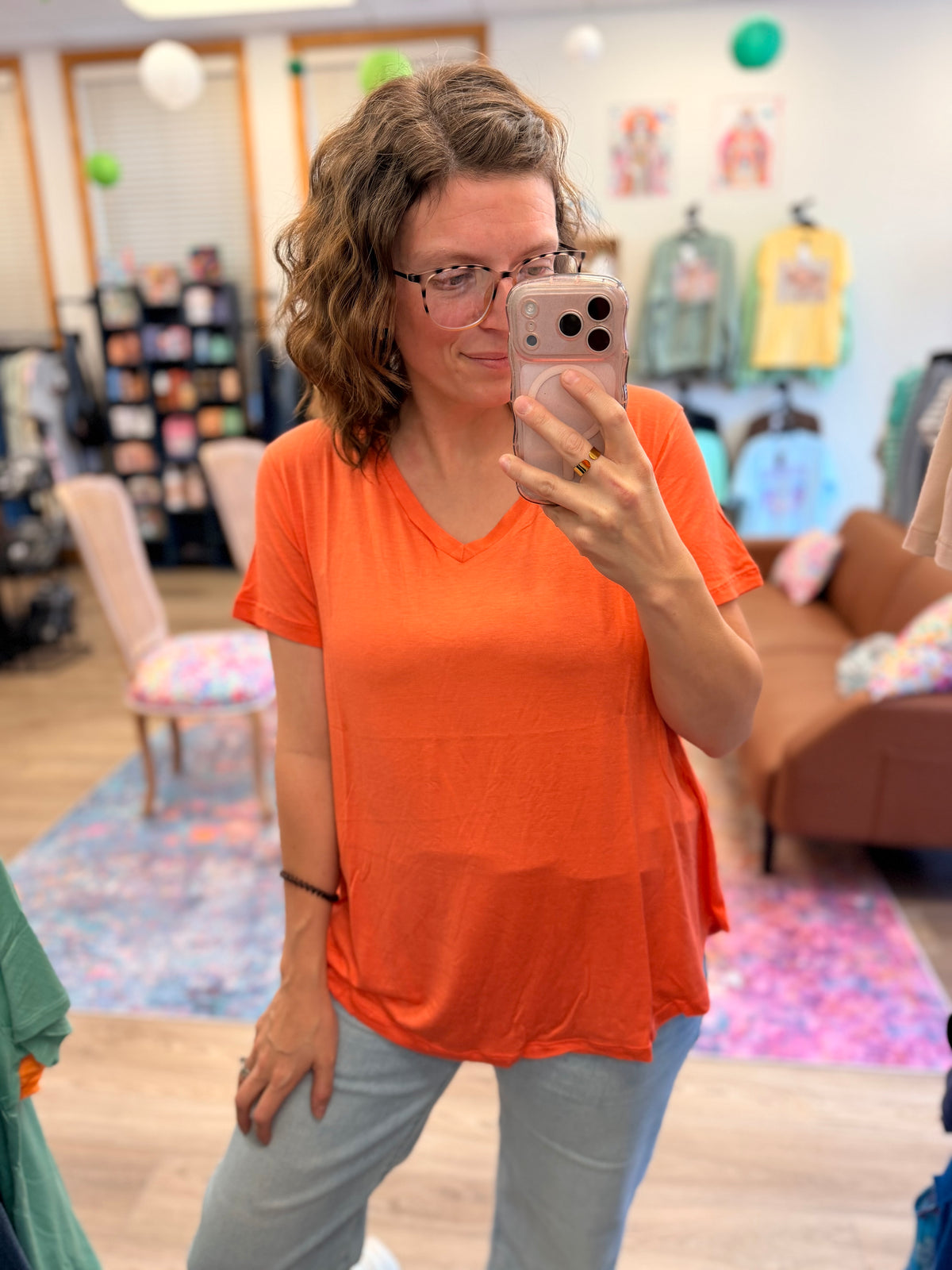 Flow With It V-Neck Tee