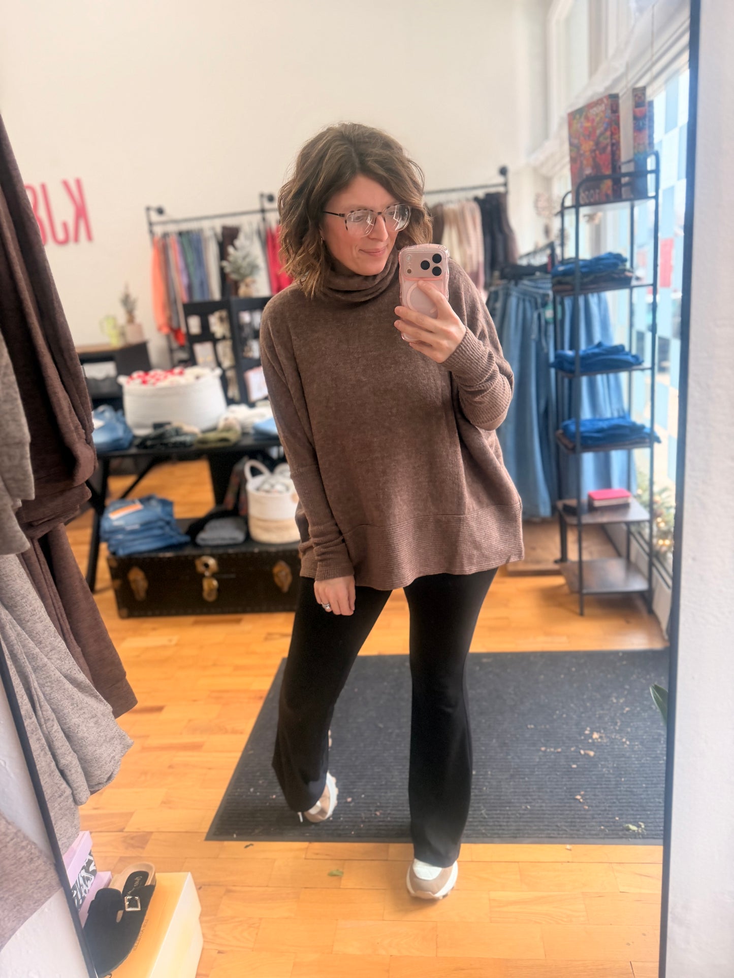 Cuddle Me Up Cowl Neck-Note sizing