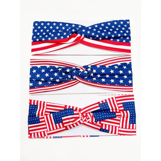 Patriotic Twisted Headwrap