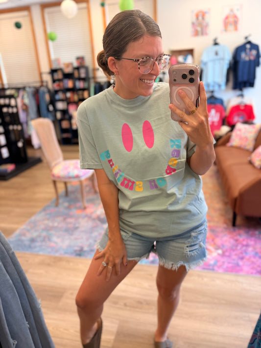 Keep on Smiling Vintage Graphic Tee