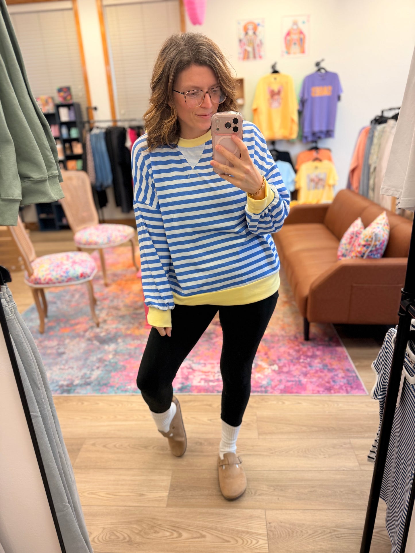 Bold Stripes Lightweight Pullover