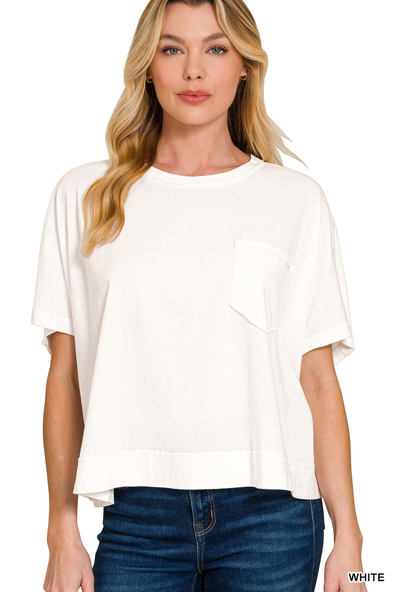 Boxy Cotton Tee