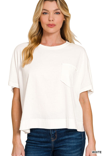 Boxy Cotton Tee