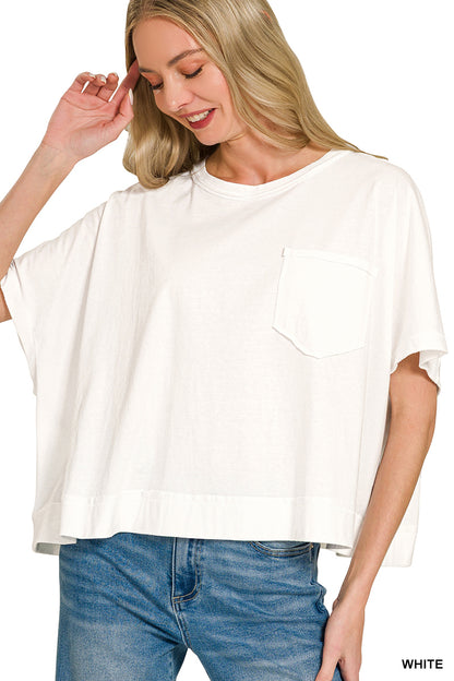 Boxy Cotton Tee