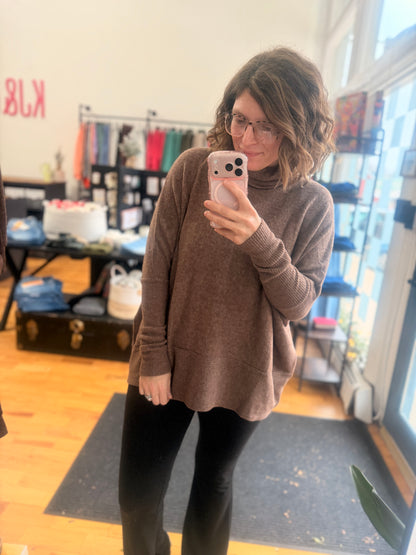 Cuddle Me Up Cowl Neck-Note sizing