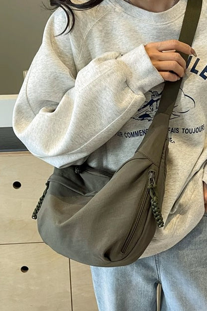 Large Crescent Crossbody Bag