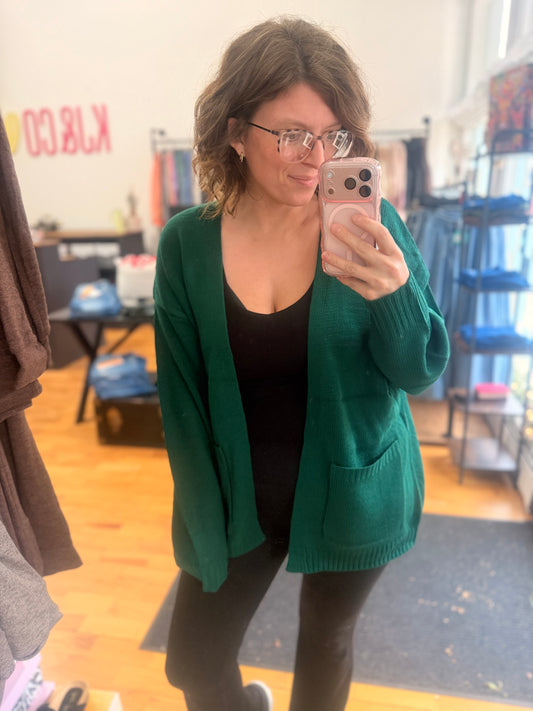 Cozy Open-Front Cardigan