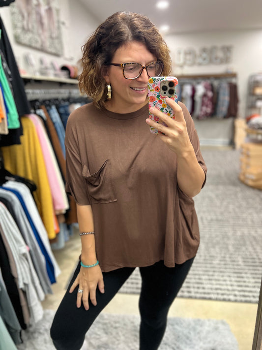 Relaxed Ribbed Tee