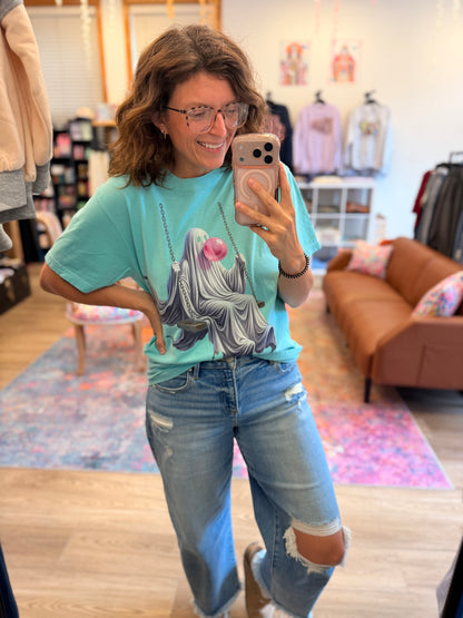 Bubble Gum Ghost Vintage Tee