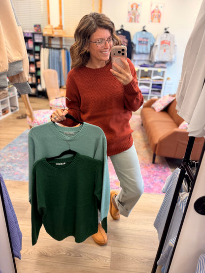 Our Favorite Cozy Waffle Sweater