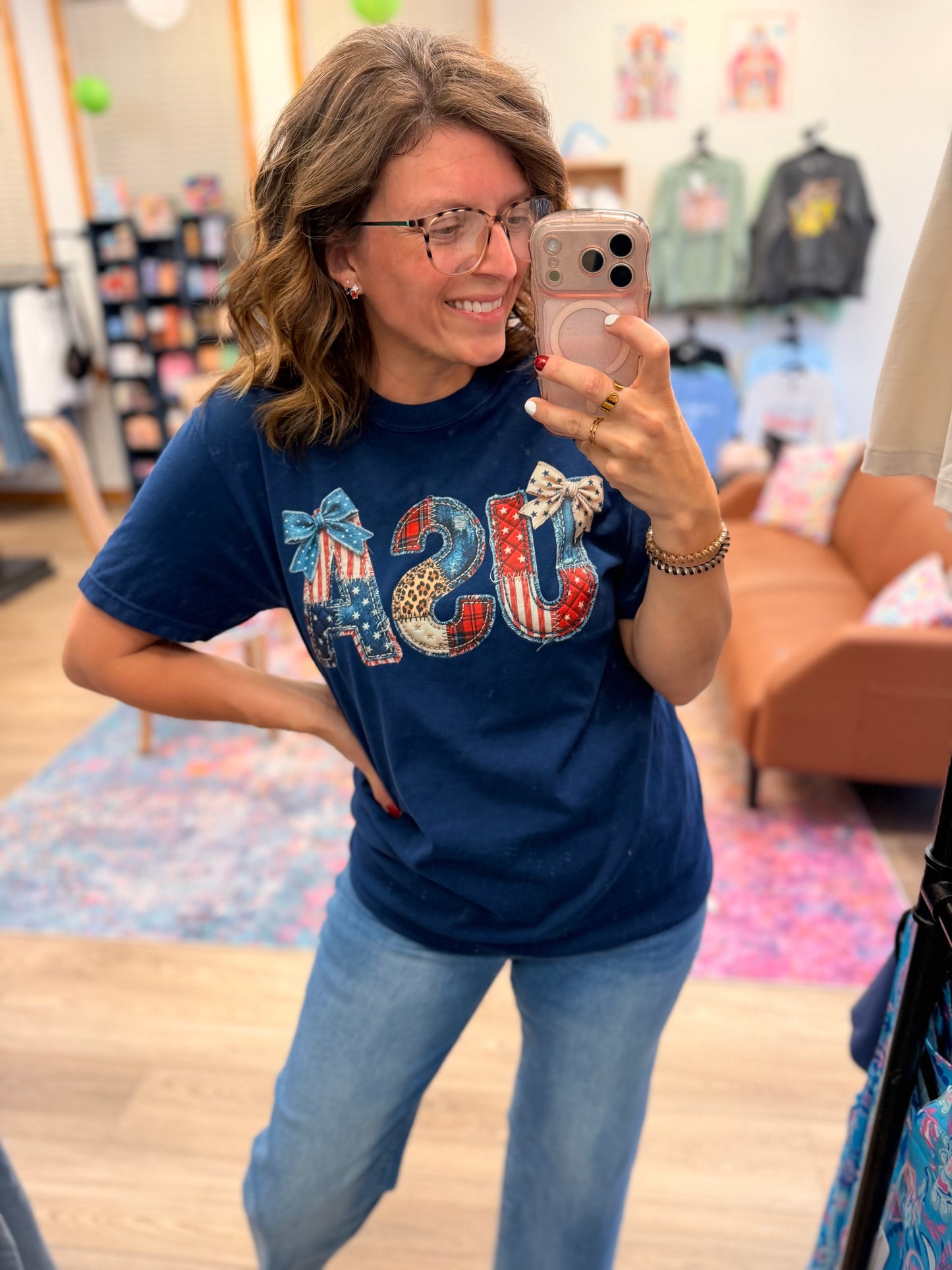 Patchwork USA Vintage Graphic Tee