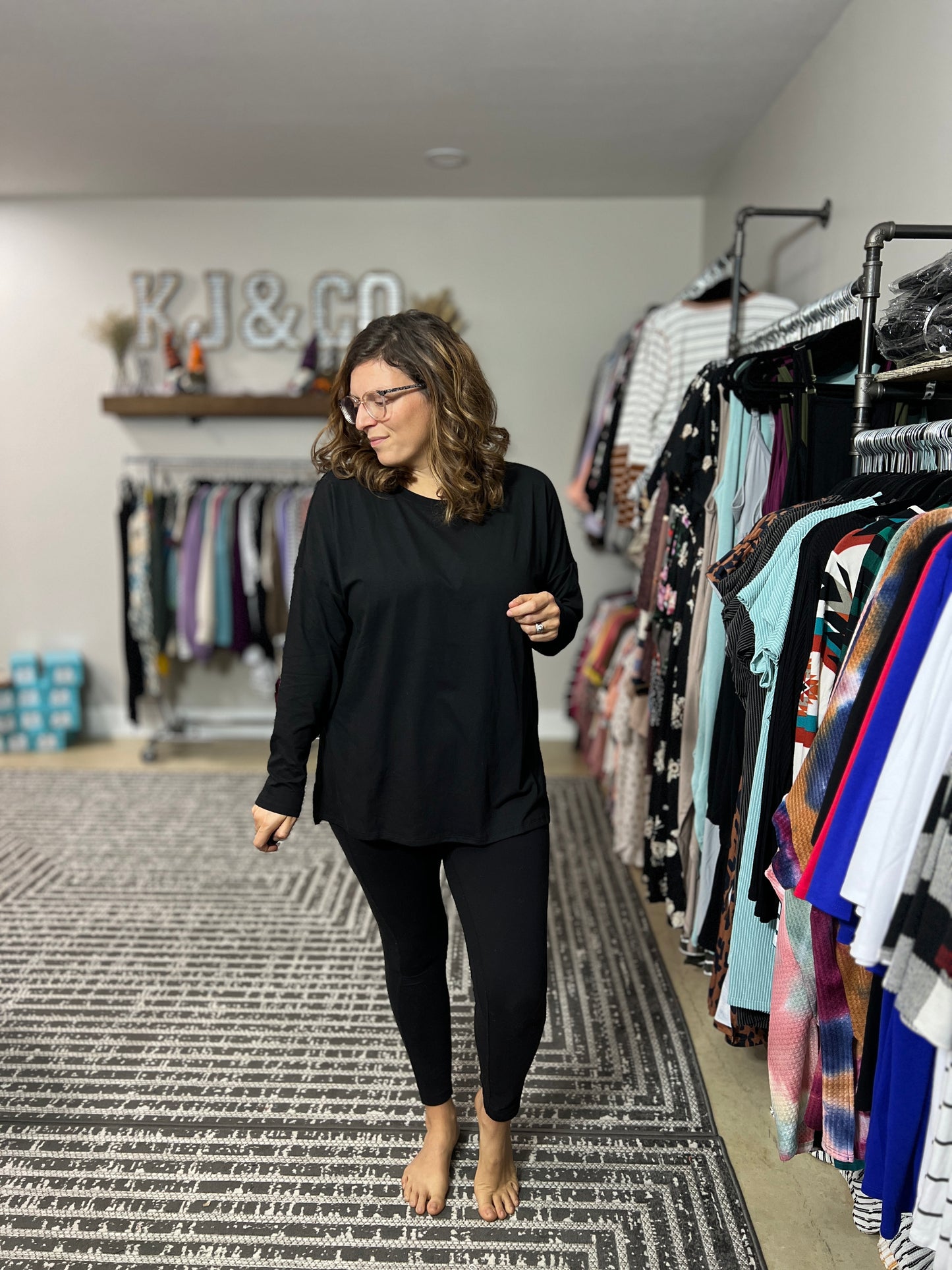 Buttery Soft V-Neck Long Sleeve Loungewear