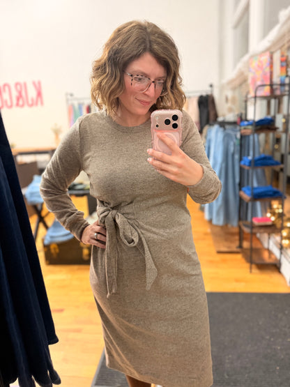 Cozy Tie Hacci Dress