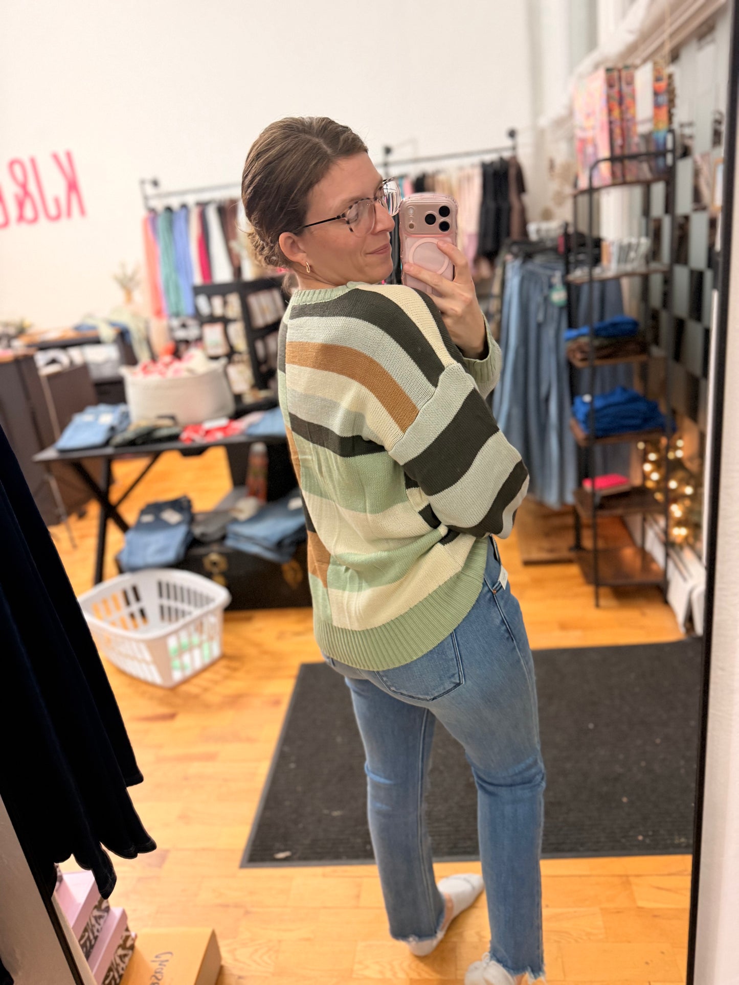 Sage & Stone Stripe Knit