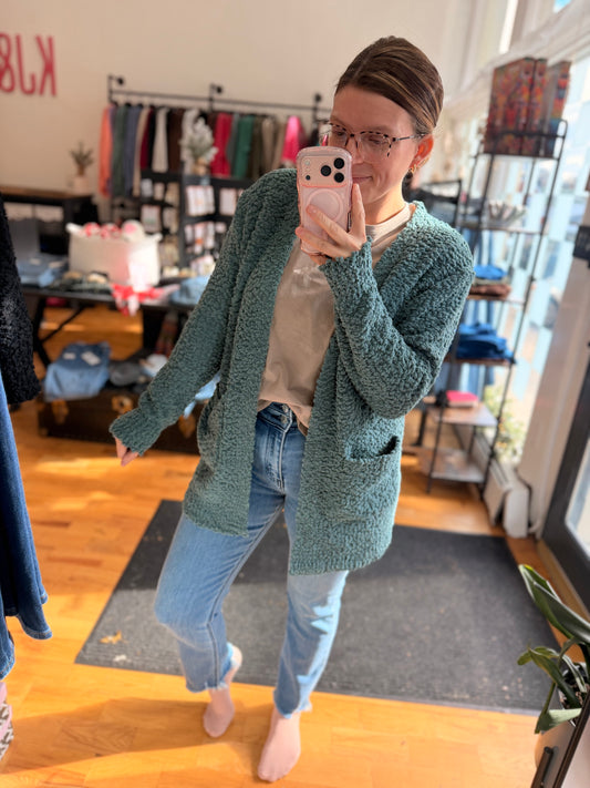 DOORBUSTER-Popcorn Cardigan