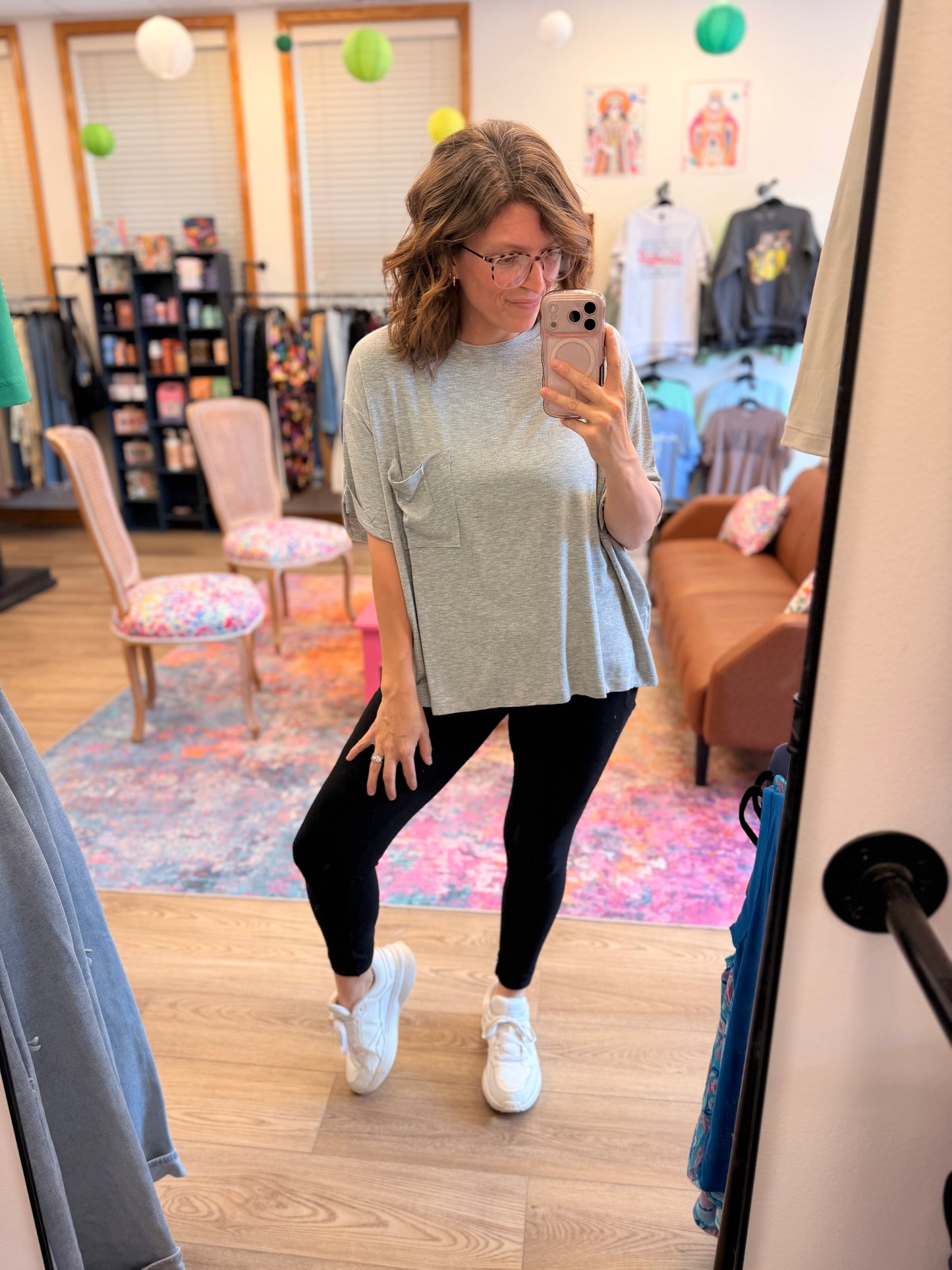 Relaxed Ribbed Tee