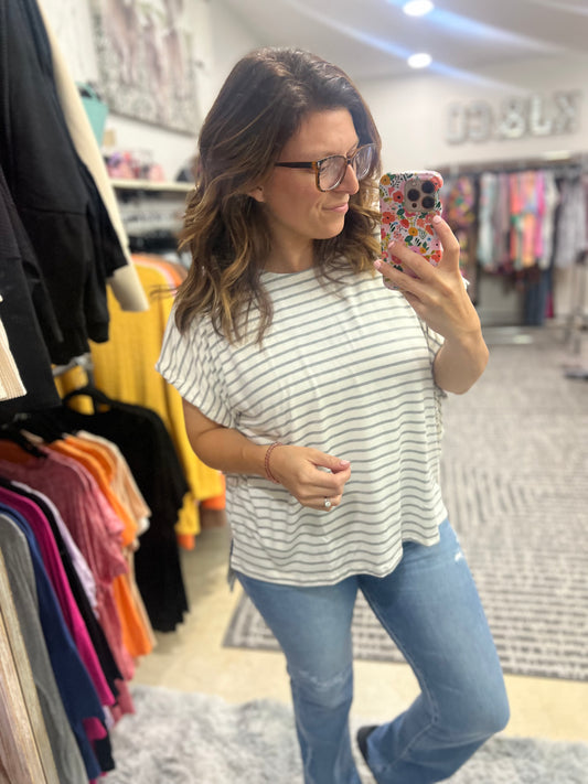 Tied Up Stripes Top