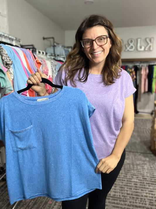 Lightweight Hacci Pocket Tee