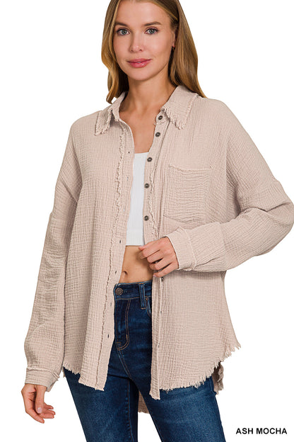 Easy Breezy Button Up