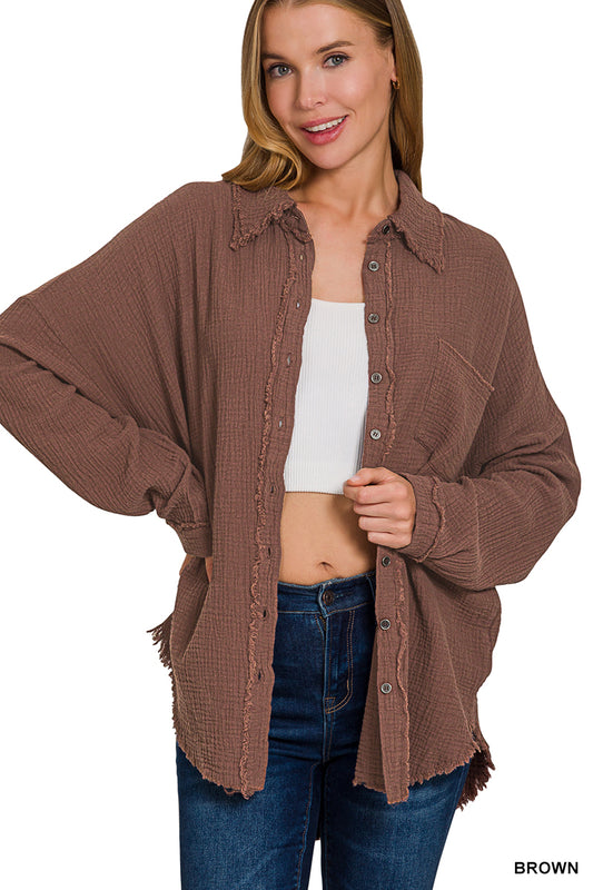Easy Breezy Button Up