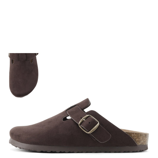 Suede Brown Soda Clog