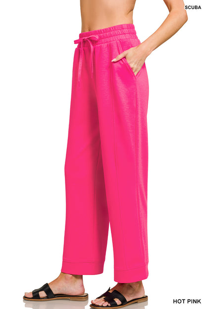 Luxe Scuba Straight Pant