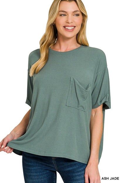 Relaxed Ribbed Tee