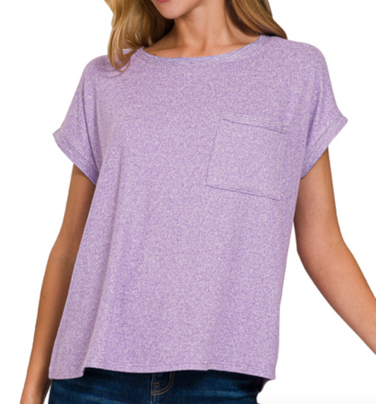 Lightweight Hacci Pocket Tee