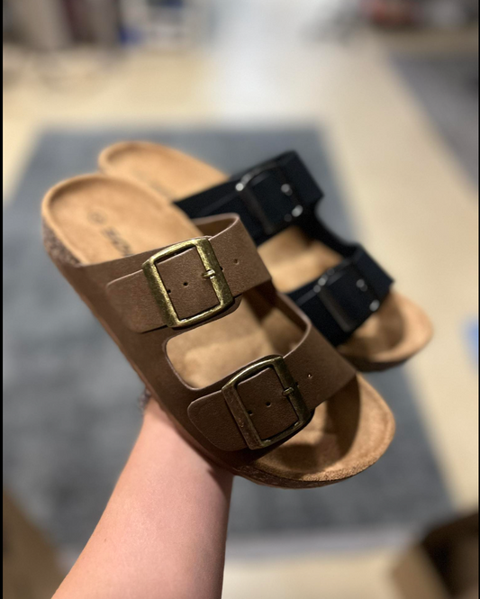 Everyday Buckle Slide Sandal