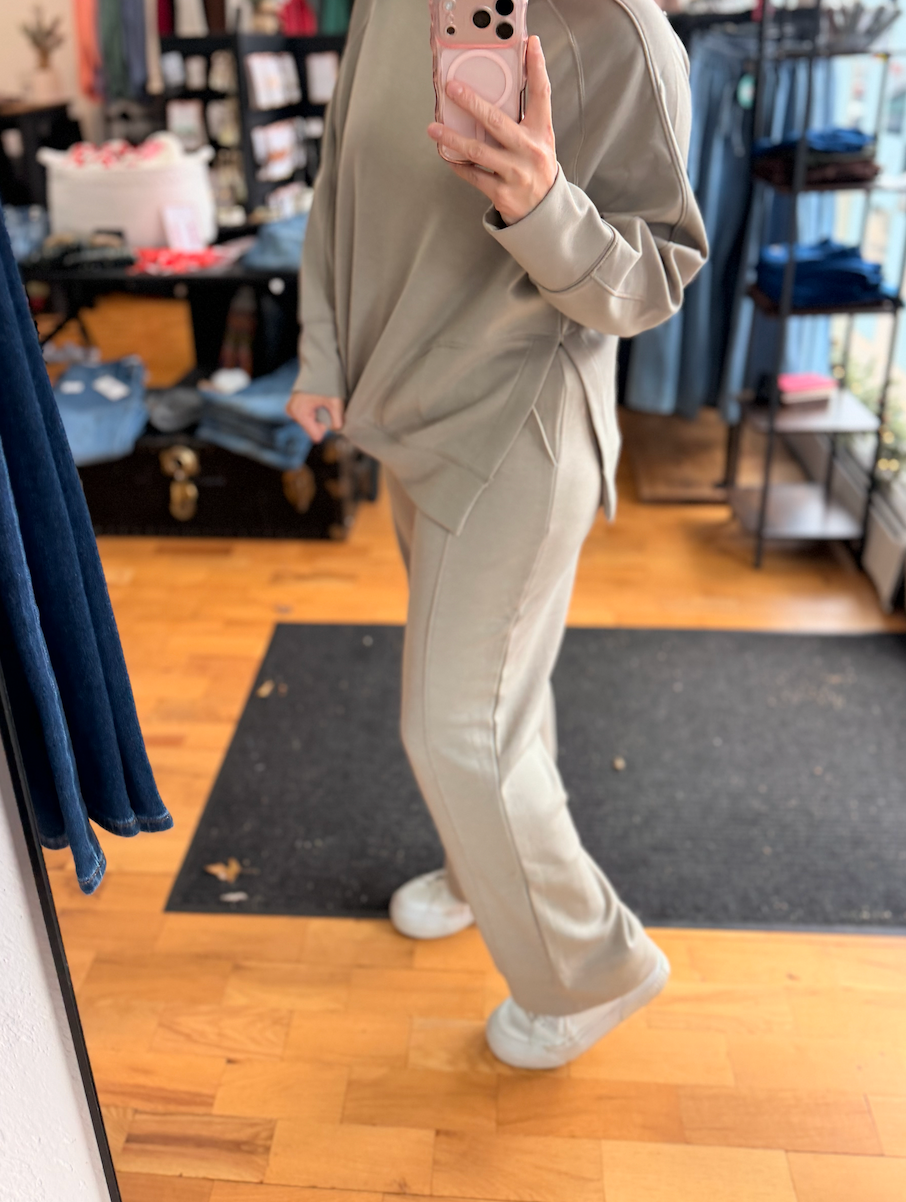 DOORBUSTER-Luxe Scuba Straight Pant