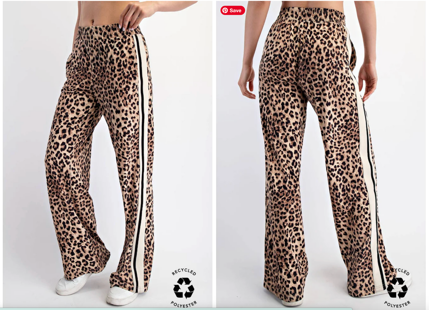 Animal Print Butter Soft Straight Pants-LONG