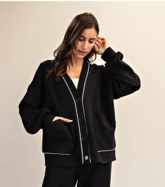 Modal Scuba Cardigan