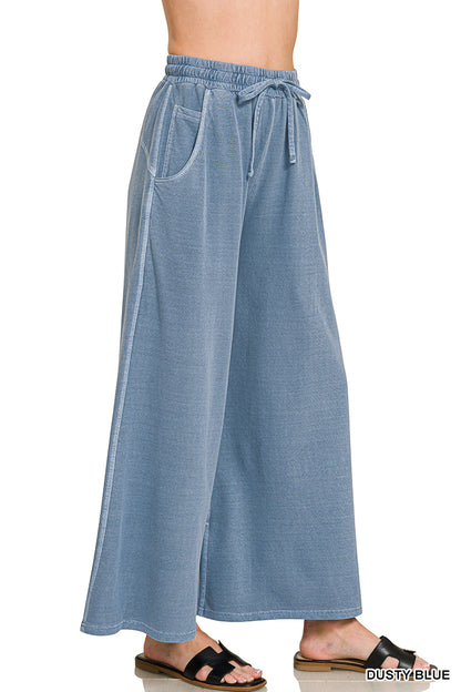 French Terry Pigment Dyed Flare Sweatpants