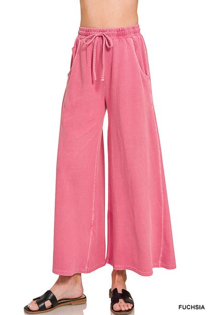 French Terry Pigment Dyed Flare Sweatpants