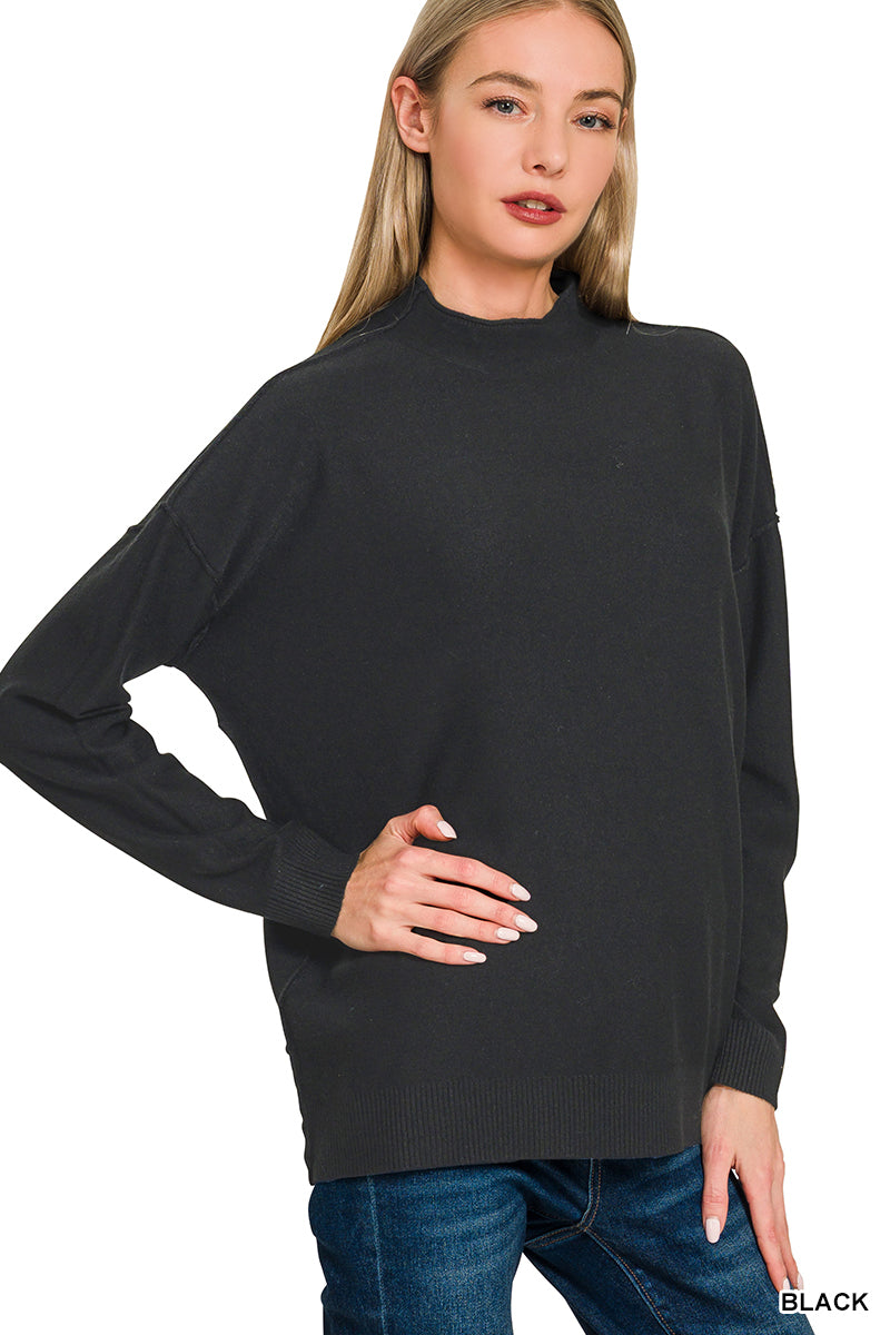 Cozy Mock Neck Top